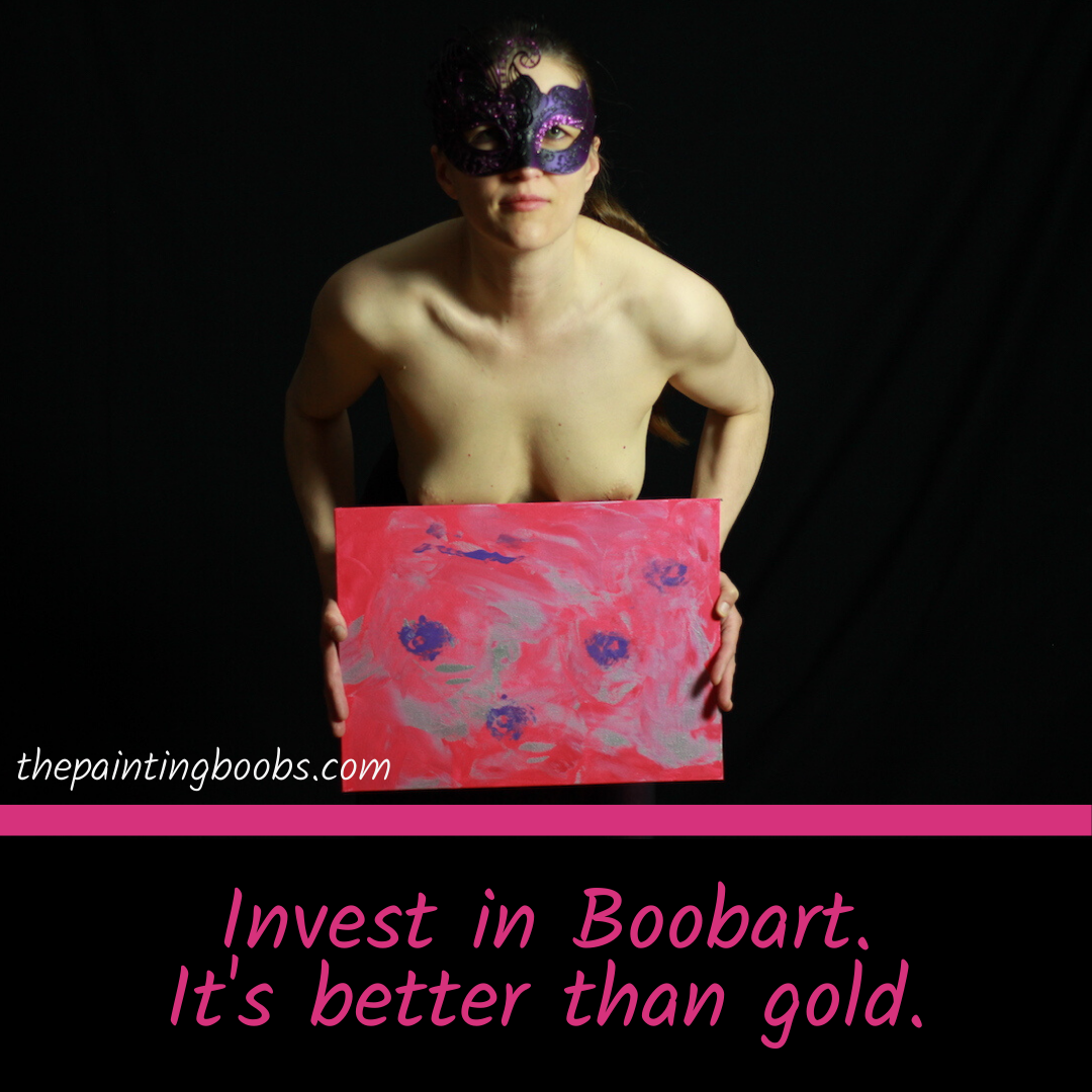 Watch the Photo by BoobartistEmilia with the username @BoobartistEmilia, posted on April 15, 2020 and the text says 'Invest in #Boobart.
It's even better than #gold.

 #luxury #boobart #breast #boobartist #beautiful #art #sfw #smart #sexy #style #exclusive #unique #sensual #erotic #gift #passion #perfect #beautifulbreast'