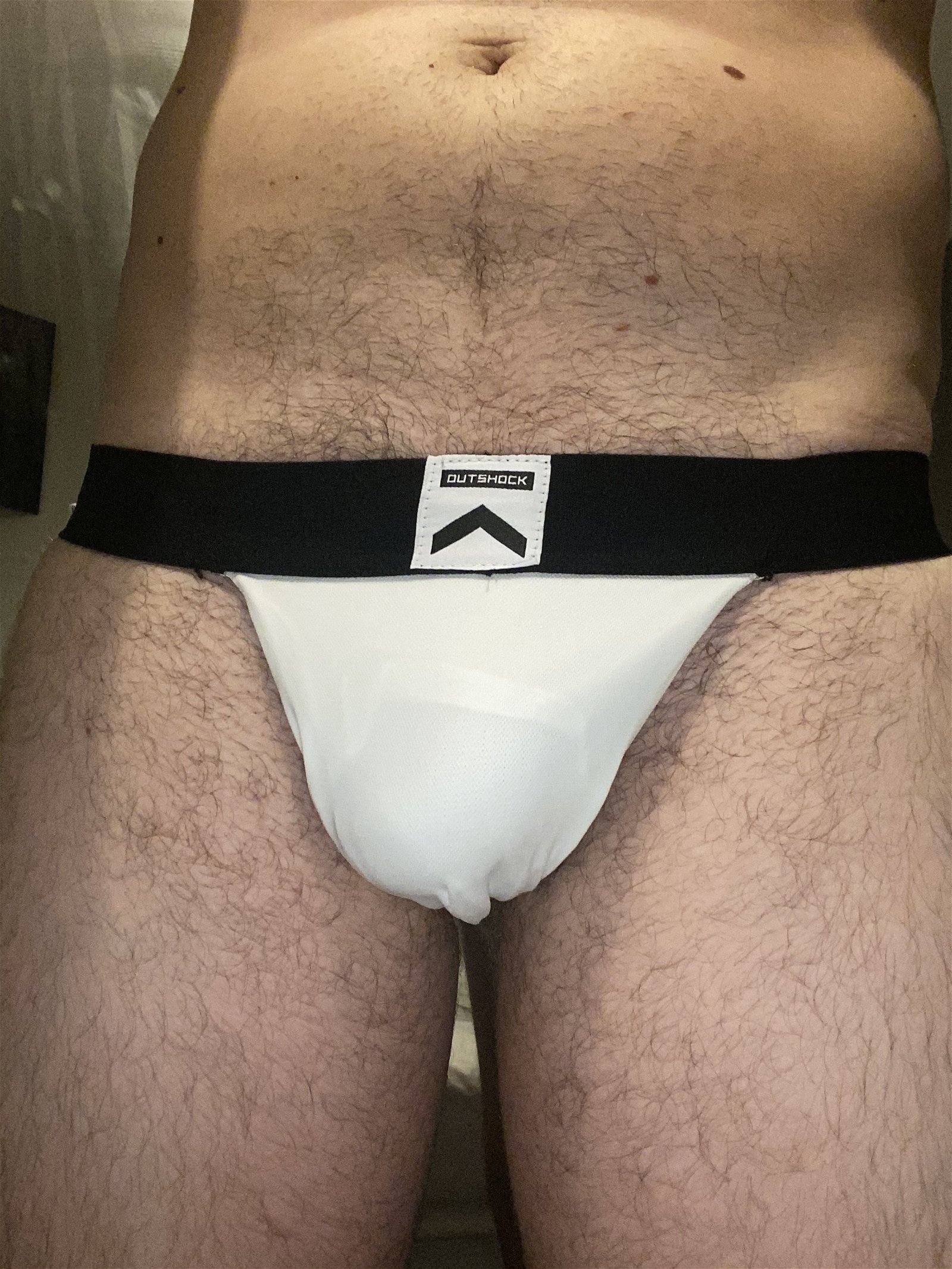 Photo by undefined with the username @undefined,  September 15, 2020 at 6:22 PM. The post is about the topic Guys in Jockstraps and the text says 'had a request or 2 for jockstrap pictures 😉😉 hope you enjoy 😉 when my cock gets hard it spills out as you can see 😈😈'