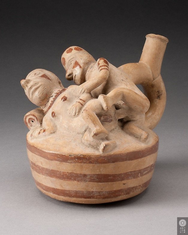 Watch the Photo by Shane Falco with the username @ShaneFalco, posted on January 9, 2021. The post is about the topic Anal. and the text says 'A particular ceramic vase with handle spout with #Moche anal sex scene made between 100 BC. and 500 A.D'