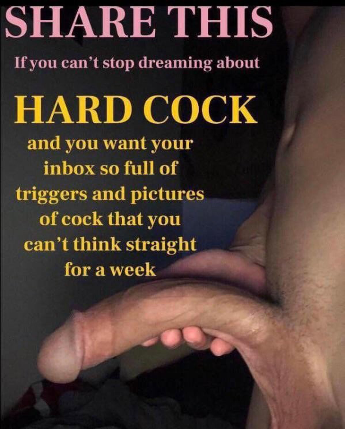 Post by curiousgentleman with the username @curiousgentleman, posted on May 17, 2023 and the text says 'Flood me with cock until I can't think straight ;)'
