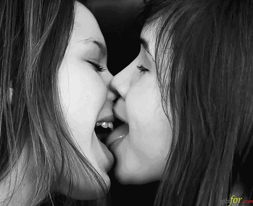 Photo by Maia with the username @Maia90, who is a verified user,  April 1, 2021 at 10:50 AM. The post is about the topic Girls Kissing Girls and the text says 'delicious kissing'