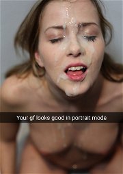 Photo by Cuckoldfantasies with the username @Cuckoldfantasies,  June 11, 2020 at 7:58 AM. The post is about the topic Cuckold Fantasy and the text says 'Oh yes she really does 😍 #cuckold #snapchat #hotwife #cheating #facial #cumshot #sperm #hugeload'