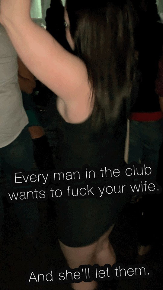 Photo by vegasfling with the username @vegasfling,  July 30, 2020 at 4:58 AM. The post is about the topic Cuckold Captions and the text says '#OriginalContent #nightclub'
