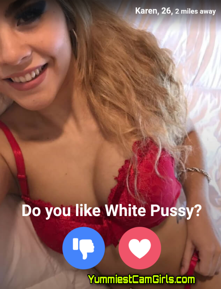 Photo by YummiestCamGirls with the username @YummiestCamGirls,  May 1, 2020 at 10:06 AM and the text says 'Hello, boys ;* Do you like white pussy? Let's have a sexy chat in the link in the comment box 😘

#yummypussy #whitepussy #beautifulsmile #beautifulgirl #niceboobs #beautifulbra #livechat #sexchat'