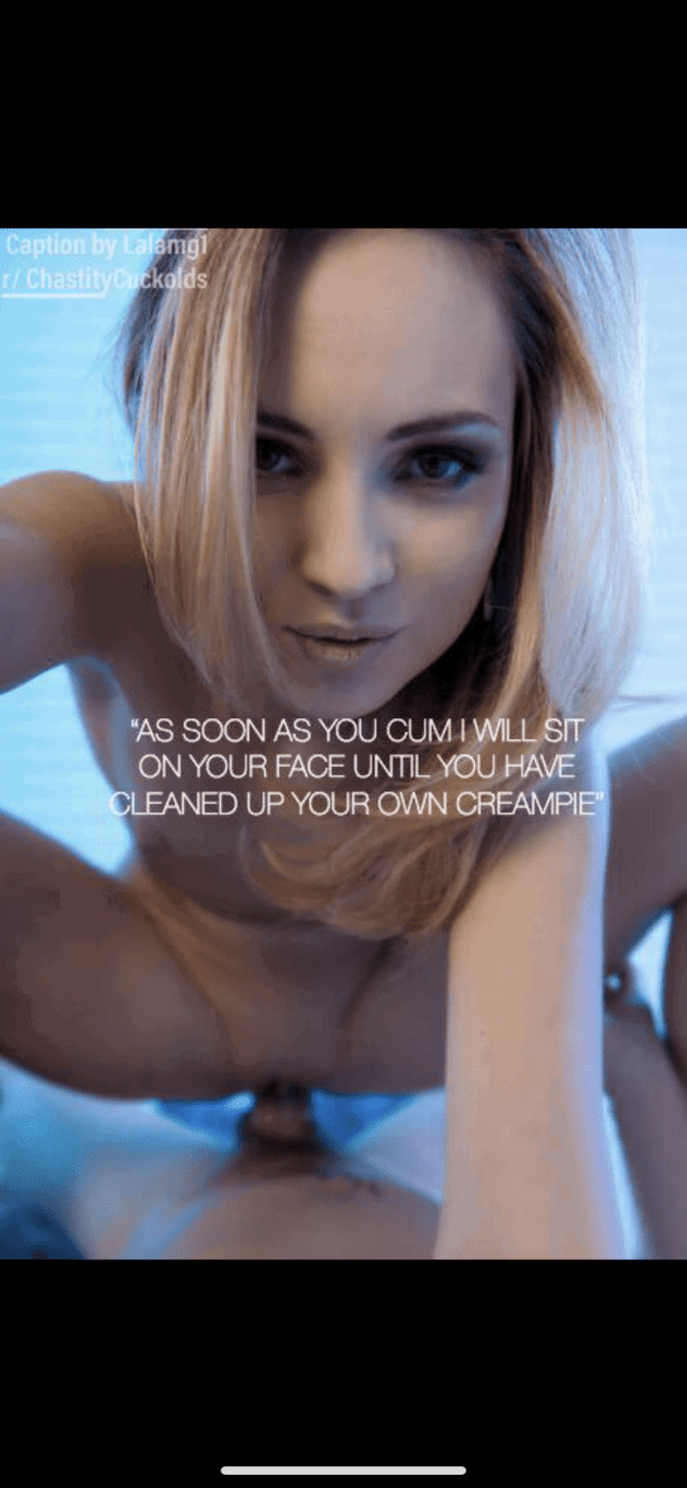 Photo by FemFantasies with the username @FemFantasies,  March 7, 2021 at 2:25 PM. The post is about the topic Femdom captions and the text says 'from r/CEIcaptions by u/deviantdesires'