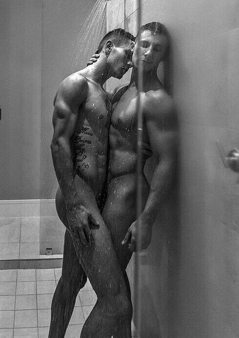 Gay girls nude in the shower