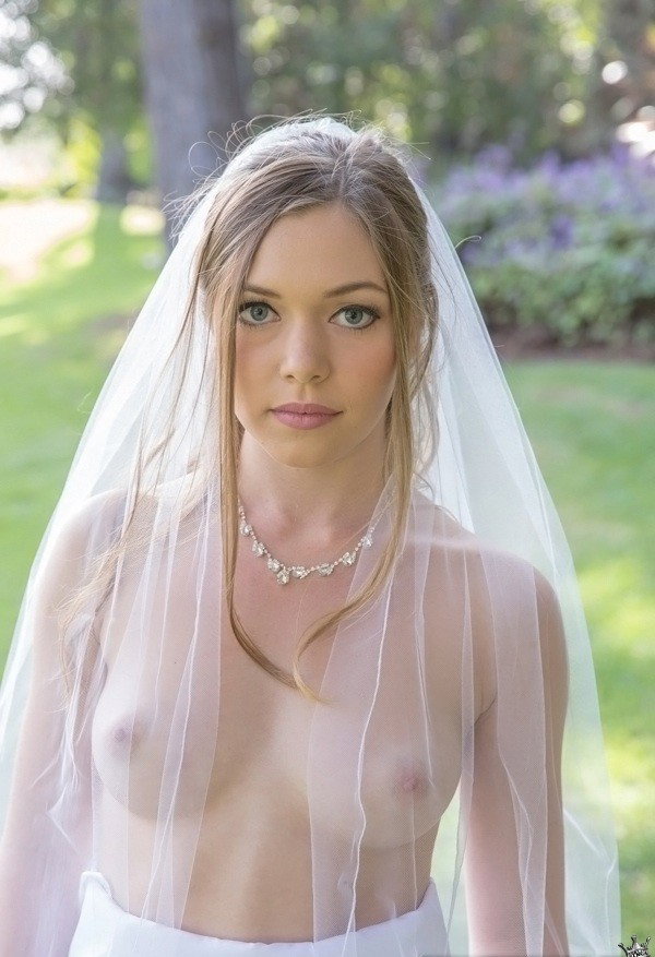 Photo by nudes-des-artiste with the username @nudes-des-artiste,  March 9, 2020 at 10:46 PM. The post is about the topic See Through and the text says '"It was going to be a perfect day for the ceremony..."

#bride #blueeyes #seethrough #outdoors #twitter'