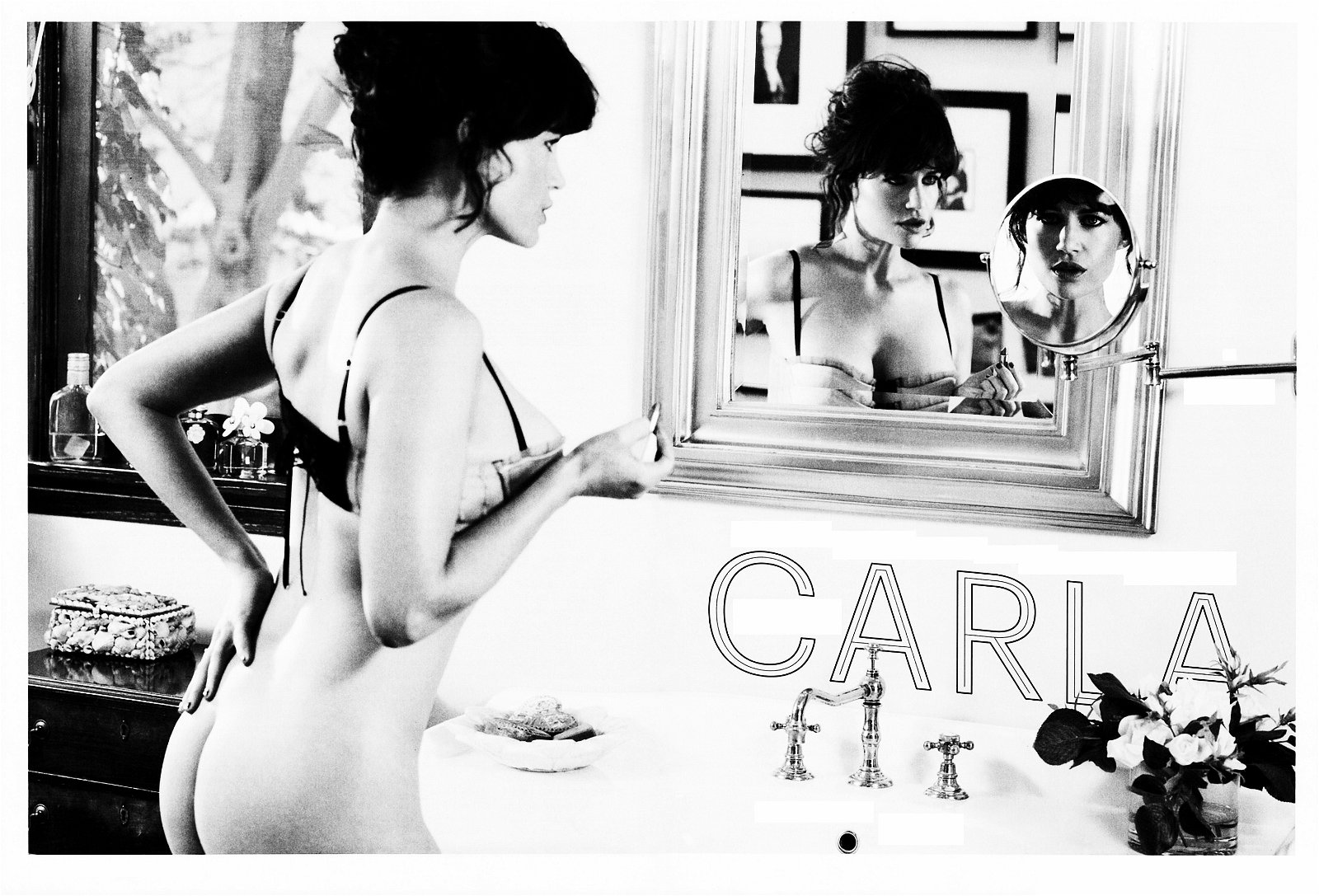 Photo by nudes-des-artiste with the username @nudes-des-artiste,  March 16, 2020 at 12:51 PM. The post is about the topic Black and White and the text says 'Carla Gugino’s tits aren’t the only thing she has to offer besides her face and talent. Check out that incredible ass!

#carlagugino #celebrity #greatass #lingerie #bigtits #artistic'
