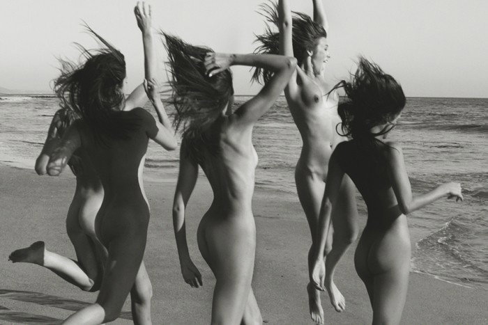 Photo by nudes-des-artiste with the username @nudes-des-artiste,  February 9, 2020 at 1:59 AM. The post is about the topic Beach Girls and the text says '"We’re finally here…all of us together!!!"

#lesbian #beach'