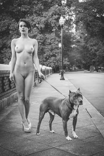 Photo by nudes-des-artiste with the username @nudes-des-artiste,  April 4, 2020 at 10:02 AM. The post is about the topic girls and dogs and the text says '"I love this park…"

#publicnudity #dogs #artistic'