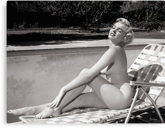 Photo by nudes-des-artiste with the username @nudes-des-artiste,  June 6, 2020 at 1:42 AM. The post is about the topic Beauty by the Pool and the text says '"I love sitting here by the pool, soaking up the sun…"

#marilynmonroe #vintage #celebrity #pinup #bigtits'