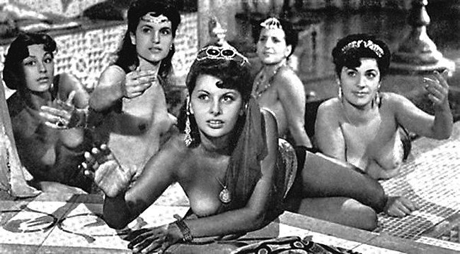 Photo by nudes-des-artiste with the username @nudes-des-artiste,  April 12, 2020 at 1:04 AM. The post is about the topic Nude Celebrity and the text says 'The magnificent breasts of Sophia Loren (credited as Sofia Lazzaro) and her girlfriends in the 1951 movie “Era lui… sì! sì! [English: It’s Him!… Yes! Yes!]” 

The film was filmed in two versions. There is a French version of the film (released in 1953)..'