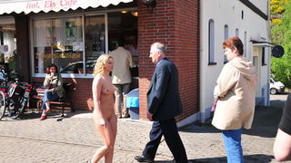 Photo by nudes-des-artiste with the username @nudes-des-artiste,  April 4, 2020 at 6:05 AM. The post is about the topic Naked in public and the text says 'A nice day for a stroll in the village...

#publicnudity'