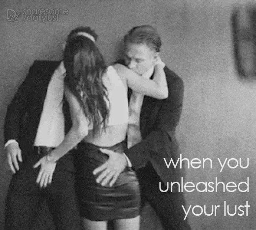 Photo by dailylust with the username @dailylust,  April 30, 2024 at 9:24 PM. The post is about the topic Daily Lust and the text says '#lustunleashed #lust #unleashed #kissing #threesome #mmf #letsdoit #couples #dailylust'