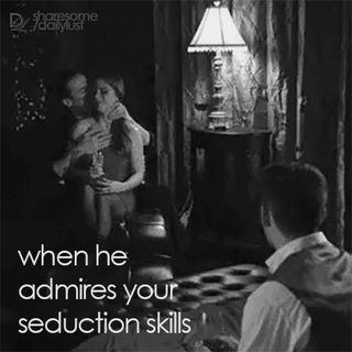 Photo by dailylust with the username @dailylust,  December 16, 2022 at 10:08 AM. The post is about the topic Daily Lust and the text says '#seduction #flirting #cuckold #bar #couples #experimenting #watching #threesome #mmf #dailylust'