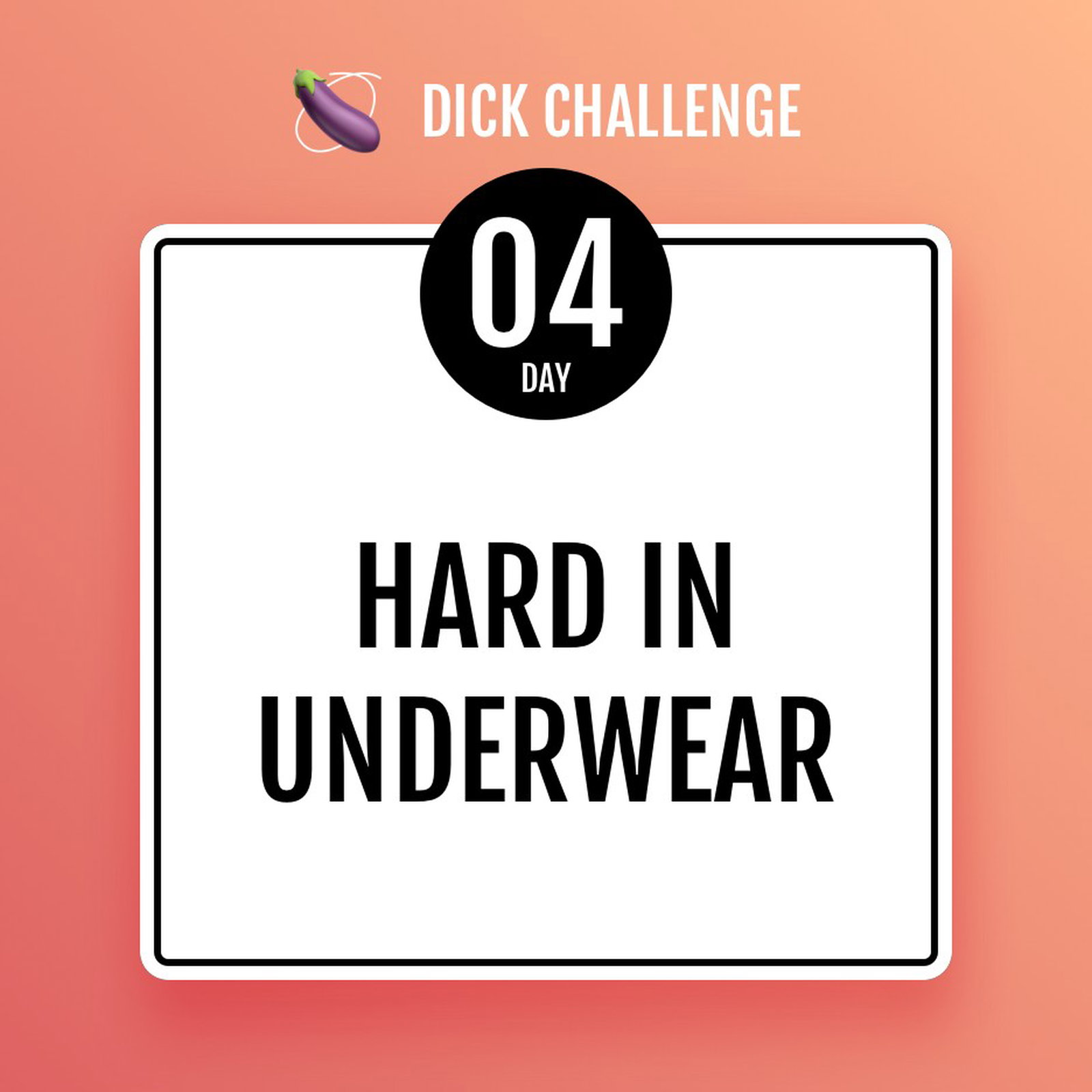 Photo by Fan in Heat with the username @faninheat, who is a verified user,  January 15, 2019 at 11:13 AM. The post is about the topic Dick Challenge and the text says 'Call to Challenge

Show off how pervy you can be. Perform the 31 challenges to become a Dick Challenge Winner!
There is a nasty briefing for each day of the month and each one is more thrilling than the other. Post sexy images of your hard dick, alone..'