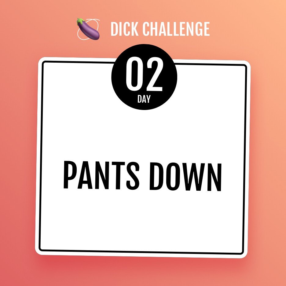 Photo by Fan in Heat with the username @faninheat, who is a verified user,  January 13, 2019 at 1:33 AM. The post is about the topic Dick Challenge and the text says 'Call to Challenge

Show off how pervy you can be. Perform the 31 challenges to become a Dick Challenge Winner!
There is a nasty briefing for each day of the month and each one is more thrilling than the other. Post sexy images of your hard dick, alone..'