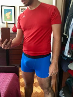 Photo by Fan in Heat with the username @faninheat, who is a verified user,  December 11, 2018 at 9:22 PM. The post is about the topic Gay Athletes and the text says '#faninheat #amateur #gay #gayamateur #gayporn #boxers'