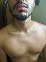 Photo by Fan in Heat with the username @faninheat, who is a verified user,  December 6, 2018 at 10:27 PM. The post is about the topic Gay and the text says '"Cum on me, splatter it on my face and let drip down my chin…"
#faninheat #gay #gayamateur# amateur #gayporn #cum #facial #cumeating'