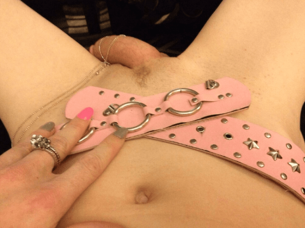 Photo by Shonni B with the username @ShonniB, who is a verified user,  September 4, 2021 at 3:58 PM. The post is about the topic Sissy and the text says 'It's sissy saturday! :P
#sissy #tinydick #dicklette'