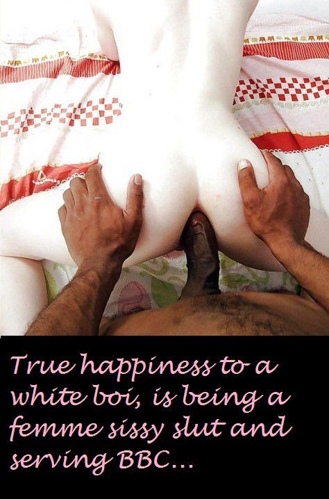 Photo by sissy whiteboy 4 BBC with the username @Sissywhiteboy4bbc, who is a verified user,  February 17, 2013 at 12:09 PM and the text says 'isuckblkcock28314:

True happiness is serving BBC, but total bliss is serving a group of Black Men until my stomach is full of Cum and it leaks from my boi pussy.

Wish that was my sissy ass getting fucked by that Beautiful Big Black Cock!'