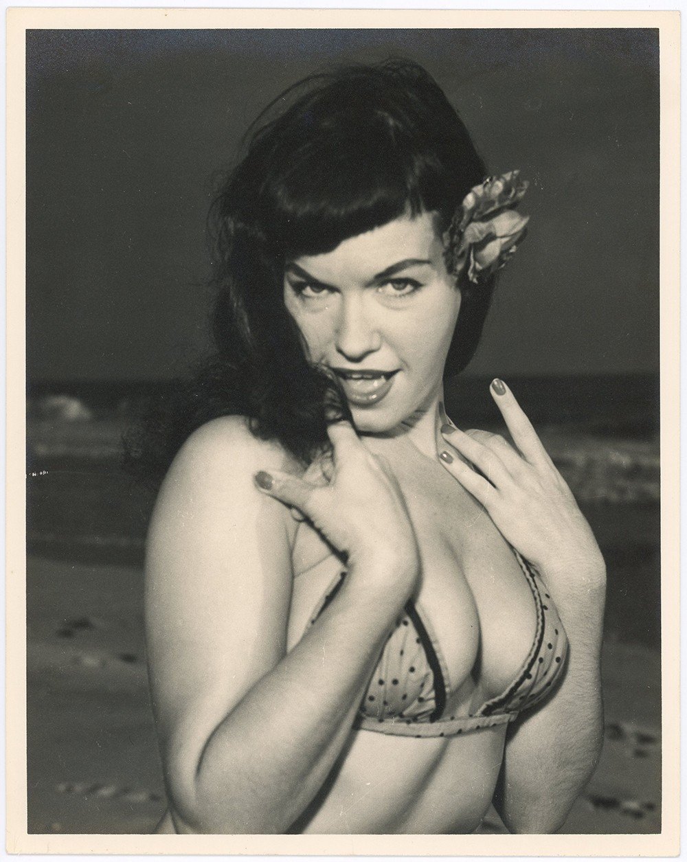 Photo by pornophiliaque with the username @pornophiliaque,  May 16, 2020 at 1:35 PM. The post is about the topic Vintage models and the text says 'Bettie Page #cult #vintage #pinup #model'