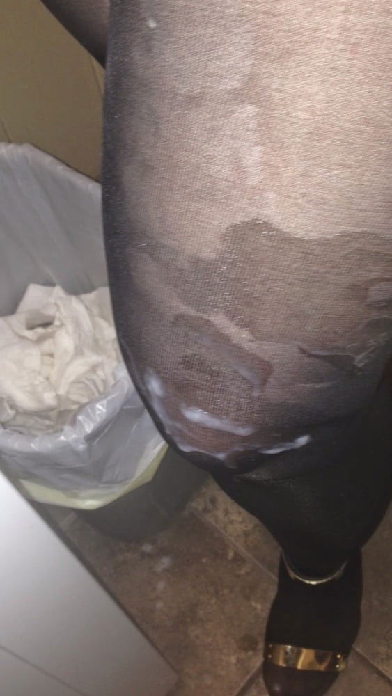 Photo by thecumqueen with the username @thecumqueen,  May 14, 2020 at 3:40 PM. The post is about the topic Cum Sluts and the text says 'cum stained stocking from several loads'