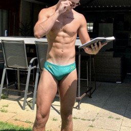 Photo by Phamton57 with the username @Phamton57, who is a verified user,  September 1, 2021 at 4:30 AM. The post is about the topic Gay More Cute Aussie boys and the text says 'Cute Aussie in budgie smugglers'