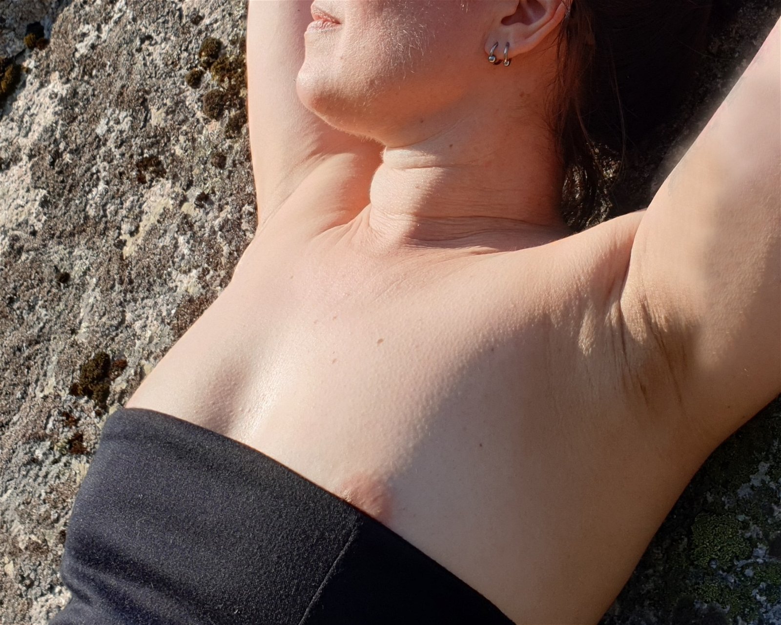 Photo by cmandwife with the username @cmandwife,  May 29, 2020 at 5:40 AM. The post is about the topic Amateurs and the text says 'That dress is about to slip off :)

#homemade #amateur #nip slip #sun #outdoors #wife #milf #realcouple'