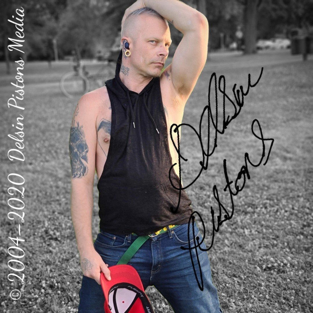 Photo by delsin pistons with the username @delsinpistons, who is a star user,  July 18, 2020 at 8:27 PM and the text says 'with love from your bad boy you dont take home to momma #DelsinPistons #cam4coverboy #TattedPigBoy #DirtyLilOtter #PantheonMen #DirtyLilCarny'