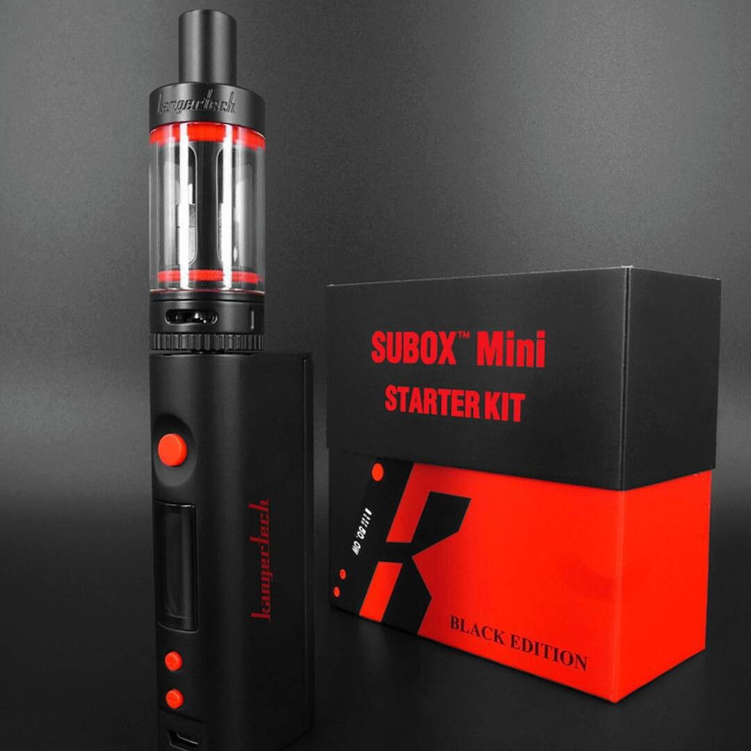 Photo by Mike Hawke with the username @wunhunglow410, who is a verified user,  August 6, 2015 at 12:22 AM and the text says 'I got this new sexy beast today. It&rsquo;s my new Kanger Subox kit, I call it Darth Vapor since it&rsquo;s black and red. Thanks @vaporvilla your employees are the best I am on crutches and they ran to open the door when I was coming in, now that&rsquo;s..'