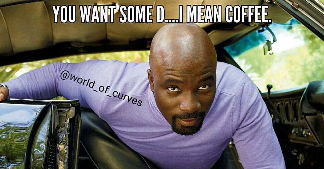 Photo by Mike Hawke with the username @wunhunglow410, who is a verified user,  October 9, 2016 at 9:15 PM and the text says '&ldquo;Hey, you wanna come up and get some coffee.&rdquo; Yea Luke Cage we know what you mean by &ldquo;coffee&rdquo; 
#lukecage #funnyshit #realtalk #trueshit  (at Dragon Man&rsquo;s World) #trueshit  #lukecage  #realtalk  #funnyshit'