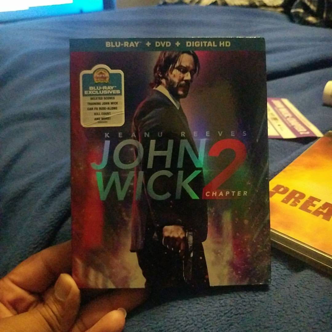 Photo by Mike Hawke with the username @wunhunglow410, who is a verified user,  June 15, 2017 at 1:33 AM and the text says 'I went and picked up John Wick Chapter 2 on blu-ray, Lego Batman on blu-ray and the first season of Preacher on DVD my weekend will be set. 
#johnwick2 #legobatmanmovie #preacher  (at Dragon Man&rsquo;s World) #preacher  #johnwick2  #legobatmanmovie'