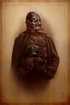 Photo by Antiboyfriend with the username @Antiboyfriend,  January 29, 2011 at 11:18 PM and the text says 'geekitude:

Victorian Era Vader'