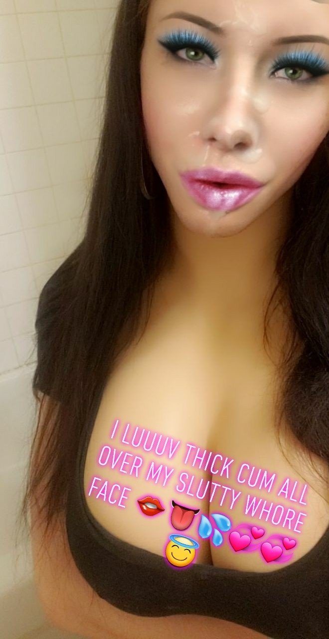 Photo by Sissy.Bimbo.Hooker with the username @Sissy.Bimbo.Hooker,  June 16, 2020 at 5:55 PM. The post is about the topic bimbofication and the text says 'Here's a bunch of selfies of ME!!, and I also included a gif I made of me sucking a dildo while rubbing a bigger one at the same time 😍 I'm a sissy bimbo fuck toy only made for the purpose of pleasuring cock and making men cum 😍
#sissy #bimbo..'