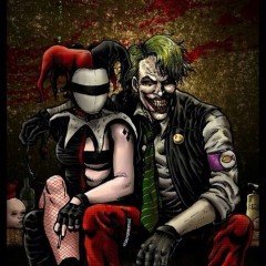 Shared Photo by MyMindMyRules with the username @MyMindMyRules,  May 8, 2024 at 9:36 AM. The post is about the topic Superhero Erotica and the text says '#HarleyQuinn #Joker #DCComics'