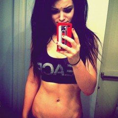 Shared Photo by MyMindMyRules with the username @MyMindMyRules,  May 6, 2024 at 12:58 PM. The post is about the topic Women of wrestling and the text says '#Saraya #Paige #SarayaBevis #MirrorSelfie #SarayaJadeBevis #WomensWrestling #ProWrestling'