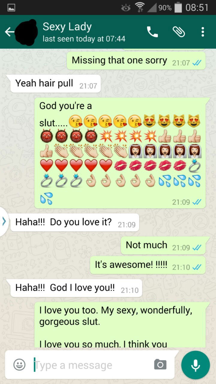 Photo by Alextom88 with the username @Alextom88,  June 22, 2017 at 6:53 PM and the text says 'hotwifetexts:
hotwifesextext:

2 of 4

This is a WhatsApp conversation between my woman, who has a regular fuck buddy, and myself. 

We gave a game we play, where she gets a points target and challenges, to do by the end of the year. Various points are..'