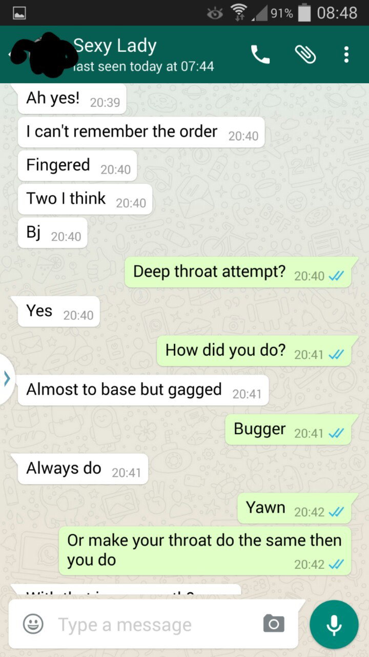 Photo by Alextom88 with the username @Alextom88,  November 19, 2016 at 8:32 PM and the text says 'hotwifetexts:
hotwifesextext:

1 of 4

This is a WhatsApp conversation between my woman, who has a regular fuck buddy, and myself. 

We gave a game we play, where she gets a points target and challenges, to do by the end of the year. Various points are..'