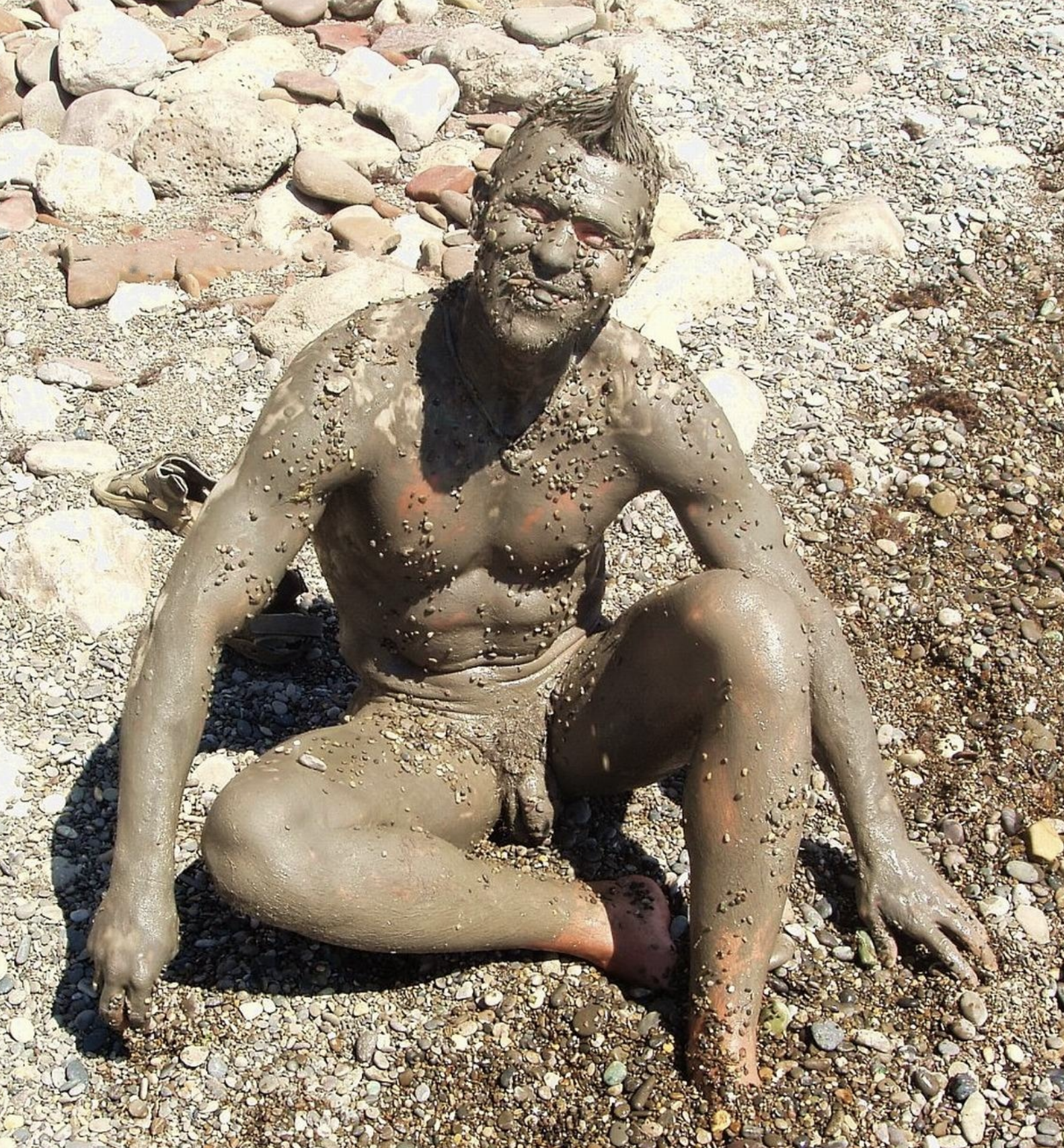 Mud Fight Nude