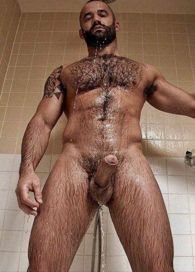 Photo by Sir Maci with the username @SirMaci, posted on June 30, 2022. The post is about the topic Gay Hairy Male and the text says 'Let's Get Wet Together'