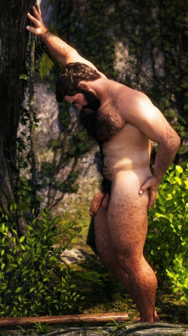 Photo by Sir Maci with the username @SirMaci,  December 13, 2022 at 8:30 AM. The post is about the topic Gay Hairy Male and the text says 'Pan God Of The Wild 
Pán, az erdők istene'