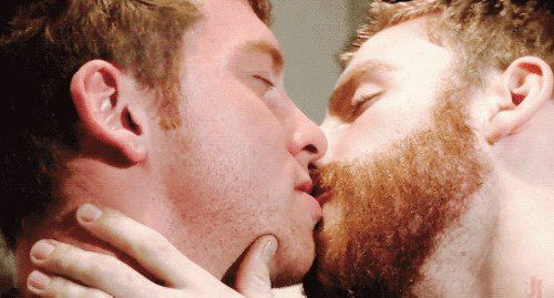 Photo by Sir Maci with the username @SirMaci,  April 8, 2022 at 11:50 AM. The post is about the topic Gay Ginger Men and the text says 'Ginger Kiss'