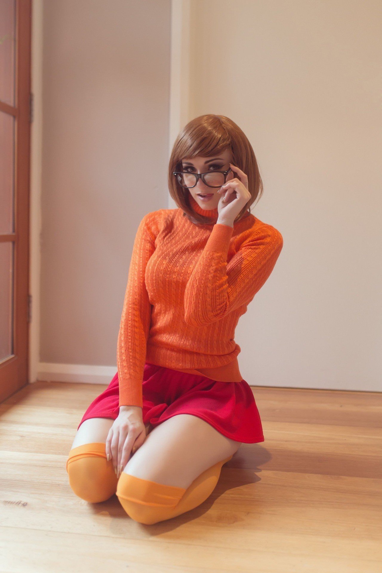 Photo by Ludus with the username @Ludus,  October 11, 2019 at 12:12 PM. The post is about the topic Cosplay and the text says '#velma #scoobydoo #cosplay'