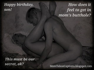 Photo by MomTabooCaptions with the username @MomTabooCaptions,  July 1, 2020 at 10:06 PM. The post is about the topic Incest and the text says 'Son Gets Special Present From His Incestous Slut Mom For His 18th Birthday
#incest #incestmom #incestcaptions'