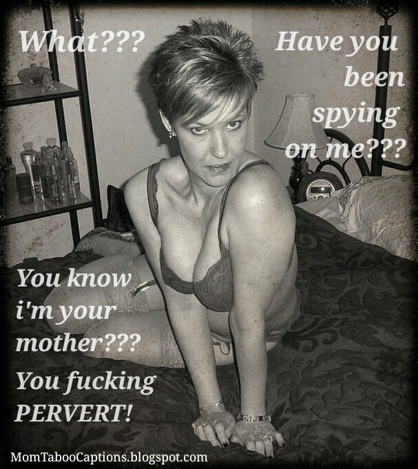 Photo by MomTabooCaptions with the username @MomTabooCaptions,  July 12, 2020 at 6:25 PM. The post is about the topic Mother Son Incest and the text says 'Horny Son Gets Caught By His Sexy Mother While Spying On Her As She Undresses

"What???
Have you been spying on me???
You know i'm your mother???
You fucking PERVERT!"

#incest #incestmom #incestcaptions'