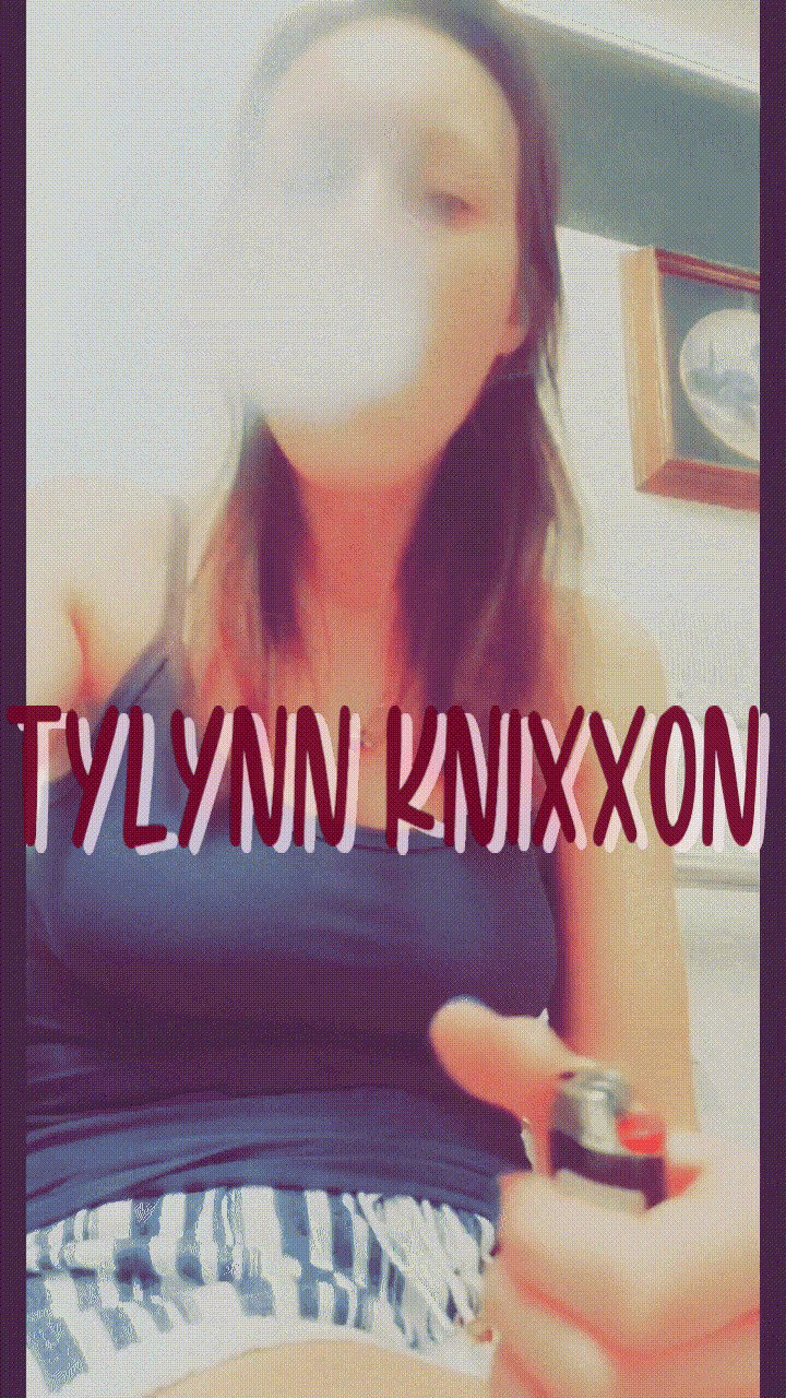 Photo by tylynn knixxon with the username @tylynnknixxon, who is a verified user,  October 20, 2020 at 12:32 PM. The post is about the topic blow clouds and the text says '#clouds #cloudygirl #cloudy #smoke #realamateur #brunette #greeneyes #bigeyes #petite #longlegs #gif #pornhub #chaturbate #xhamster'