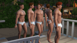Photo by Sims4Men with the username @Sims4Men, who is a verified user,  May 28, 2024 at 10:10 AM. The post is about the topic White briefs