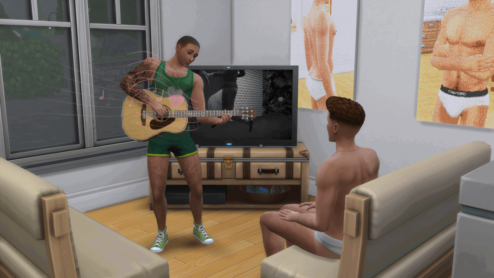 Photo by Sims4Men with the username @Sims4Men, who is a verified user,  December 2, 2021 at 3:24 PM and the text says 'My Men of Sims 4'