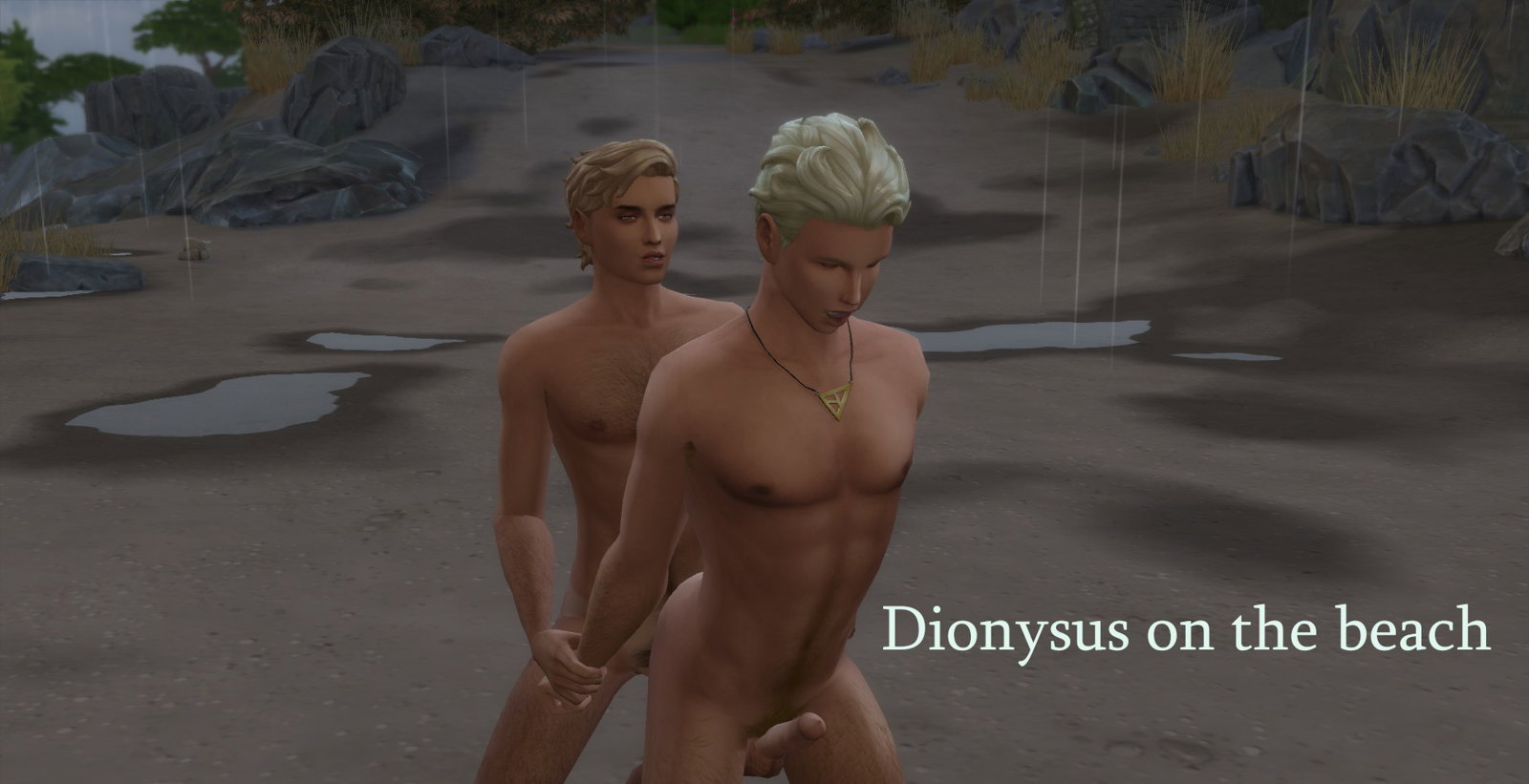 Photo by Sims4Men with the username @Sims4Men, who is a verified user,  April 28, 2019 at 10:45 AM. The post is about the topic Gay and the text says 'The Slaves bid the Gods of summer ado'